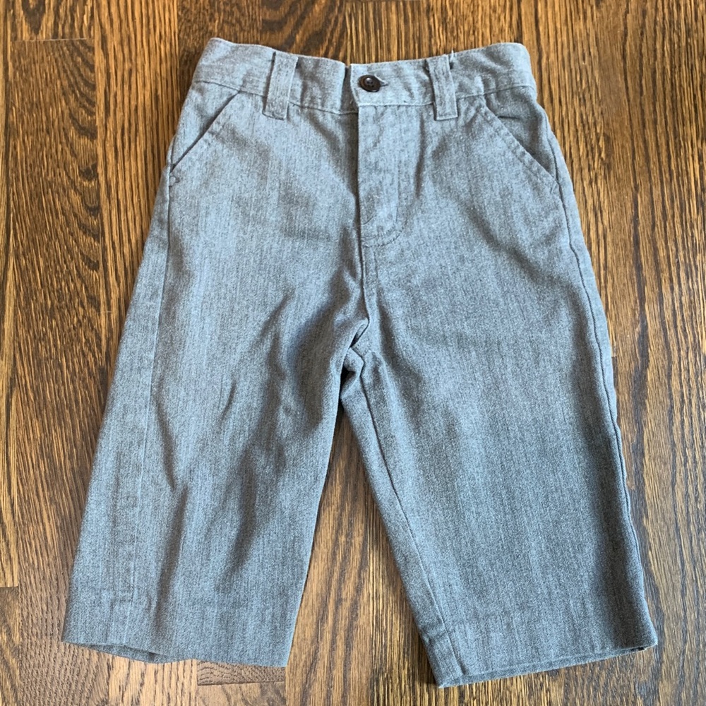 The Children's Place Classic Gray Formal Pants - 12mo